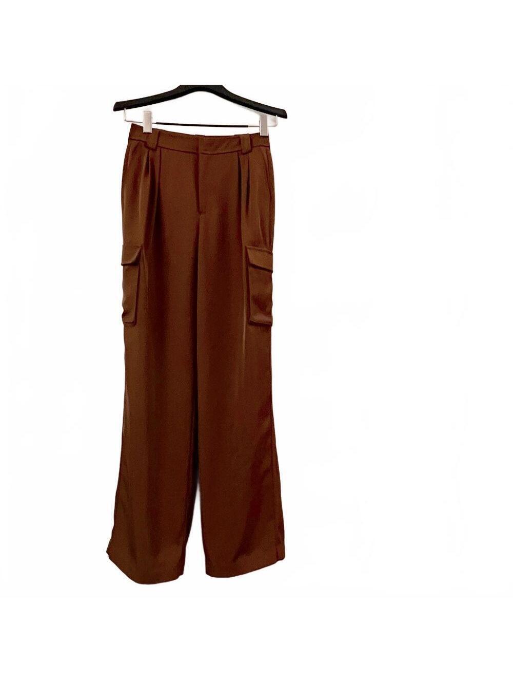 NWOT Rails Harlow Cargo Pant Relaxed Military  Henna Trouser Baggy Size 2 XS - Picture 9 of 16